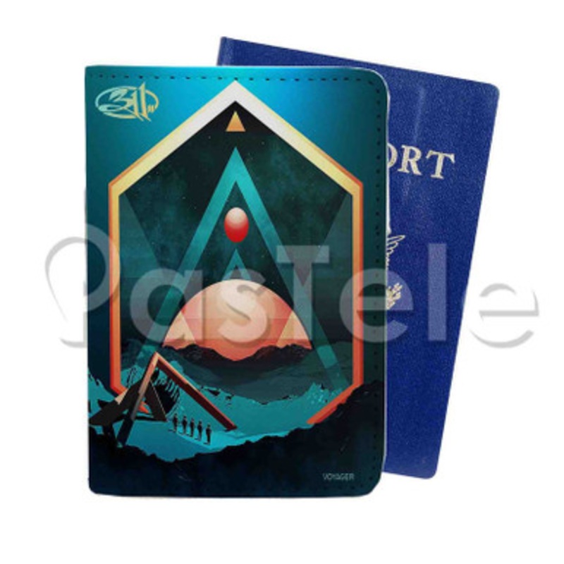 311 Voyager Custom PU Leather Passport Travel Baggage Tag Cover