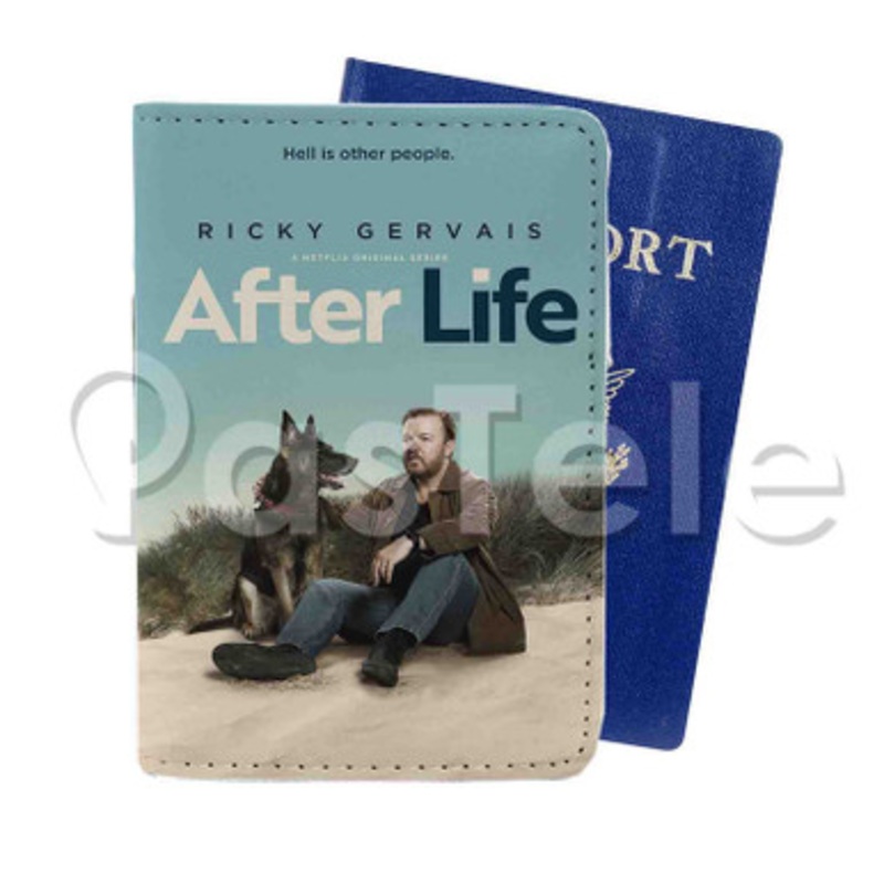 After Life Custom PU Leather Passport Travel Baggage Tag Cover