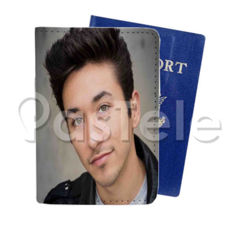 brennen taylor Custom PU Leather Passport Travel Baggage Tag Cover