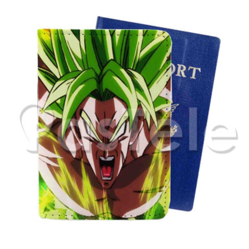 Broly Custom PU Leather Passport Travel Baggage Tag Cover