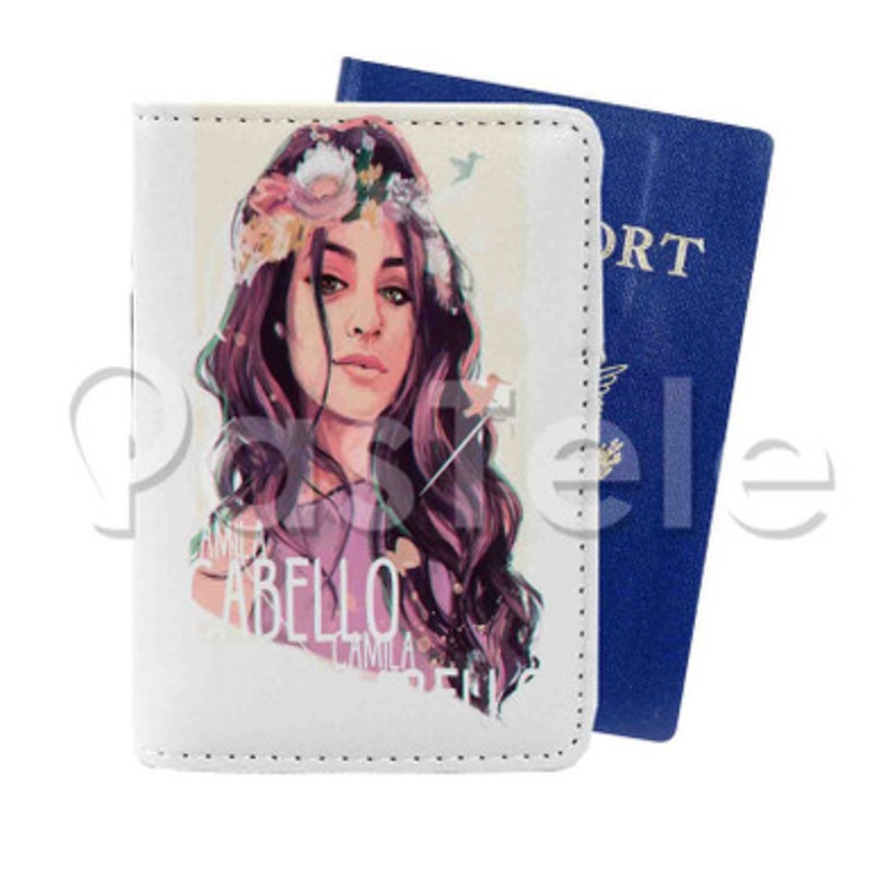 Camila Cabello Music Custom PU Leather Passport Travel Baggage Tag Cover