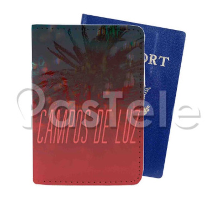 Campos De Luz Custom PU Leather Passport Travel Baggage Tag Cover