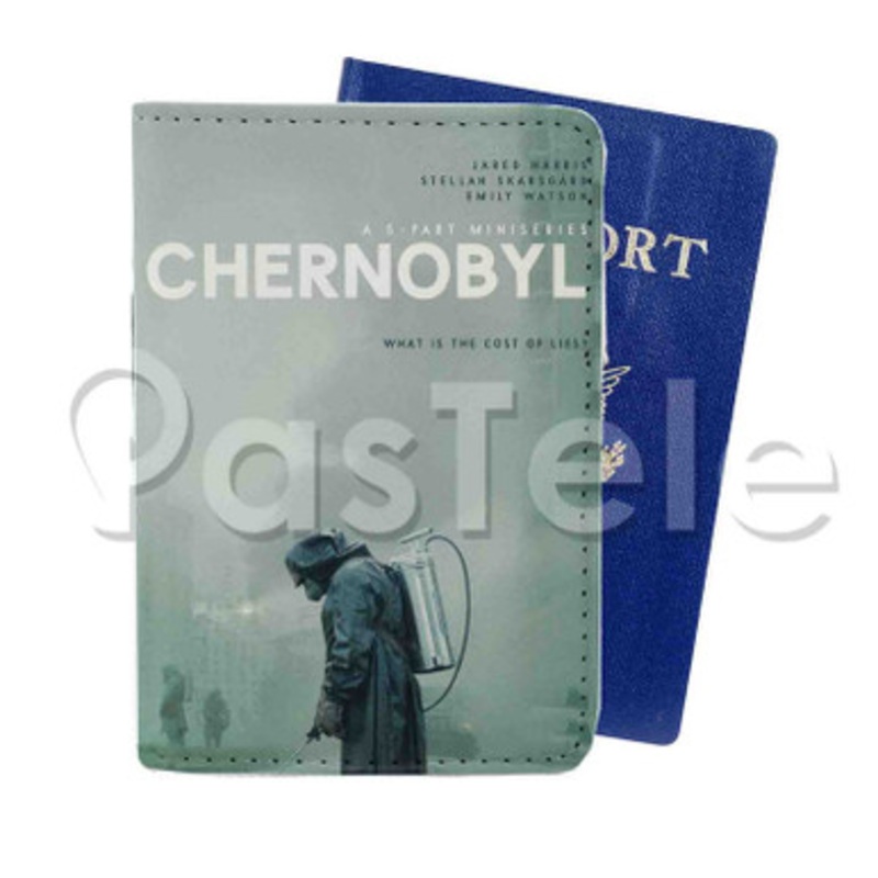 Chernobyl Custom PU Leather Passport Travel Baggage Tag Cover