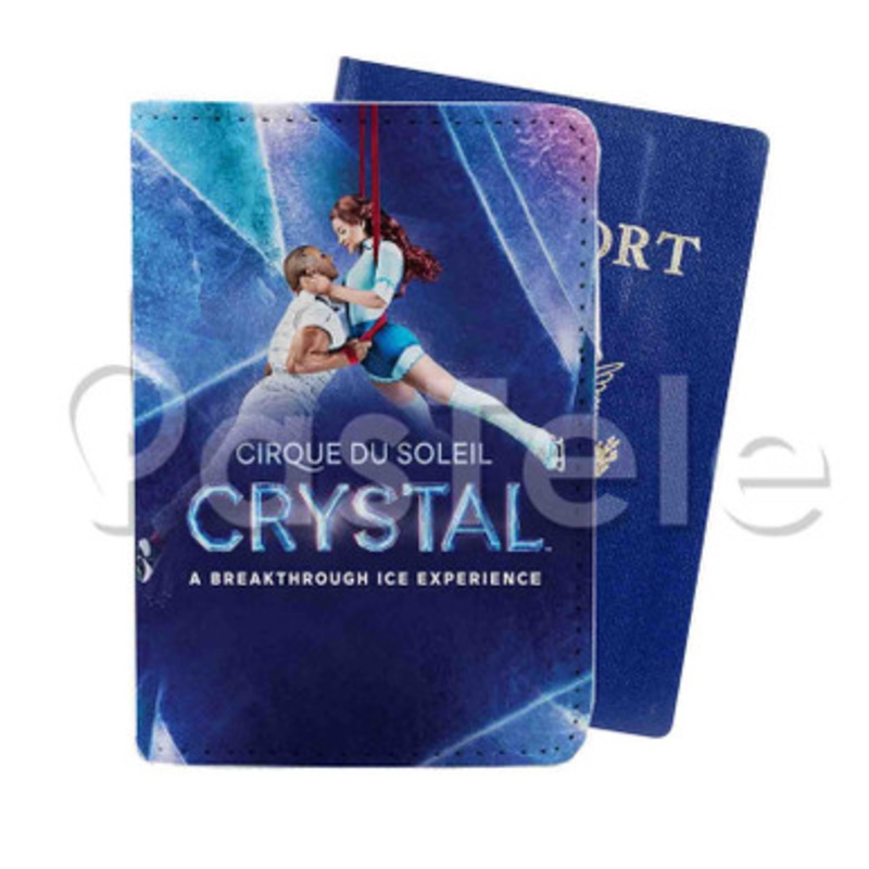 Cirque du Soleil Crystal 2 Custom PU Leather Passport Travel Baggage Tag Cover