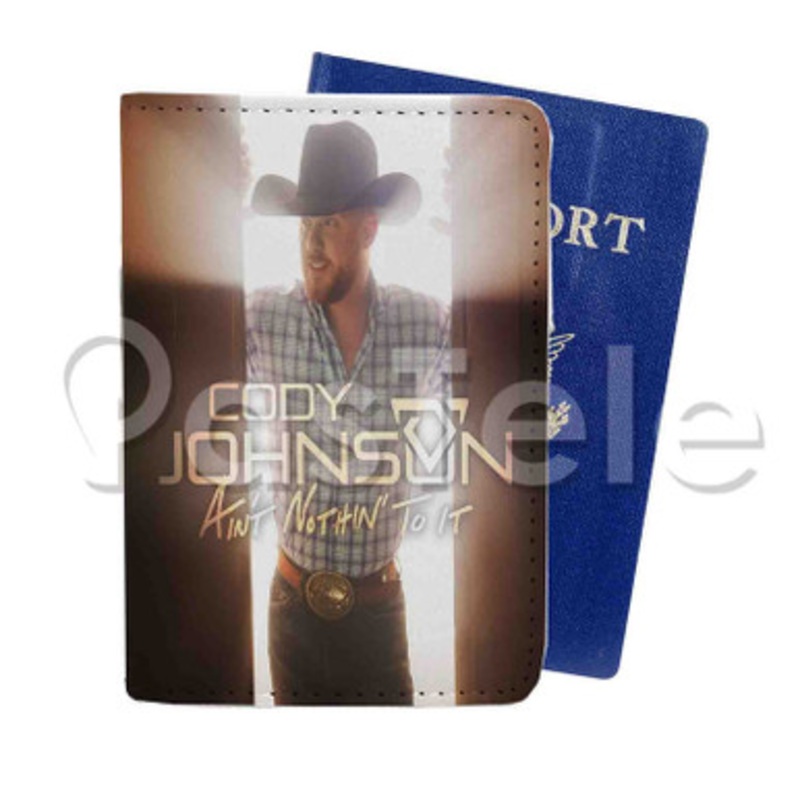Cody Johnson Nothin on You Custom PU Leather Passport Travel Baggage Tag Cover