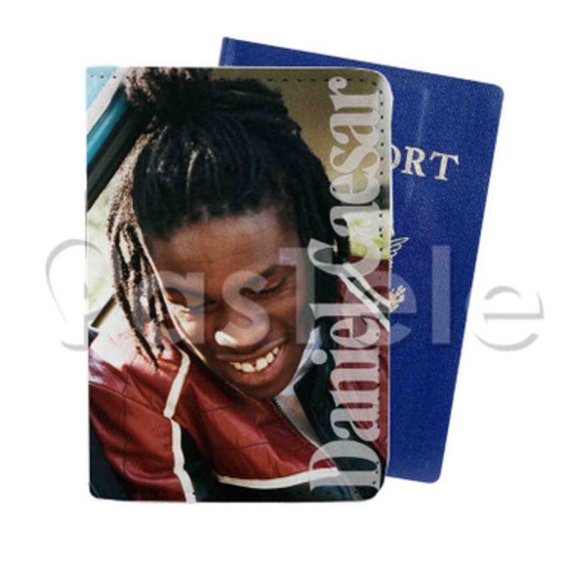 Daniel Caesar 2 Custom PU Leather Passport Travel Baggage Tag Cover