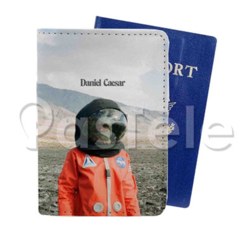 Daniel Caesar Music Custom PU Leather Passport Travel Baggage Tag Cover