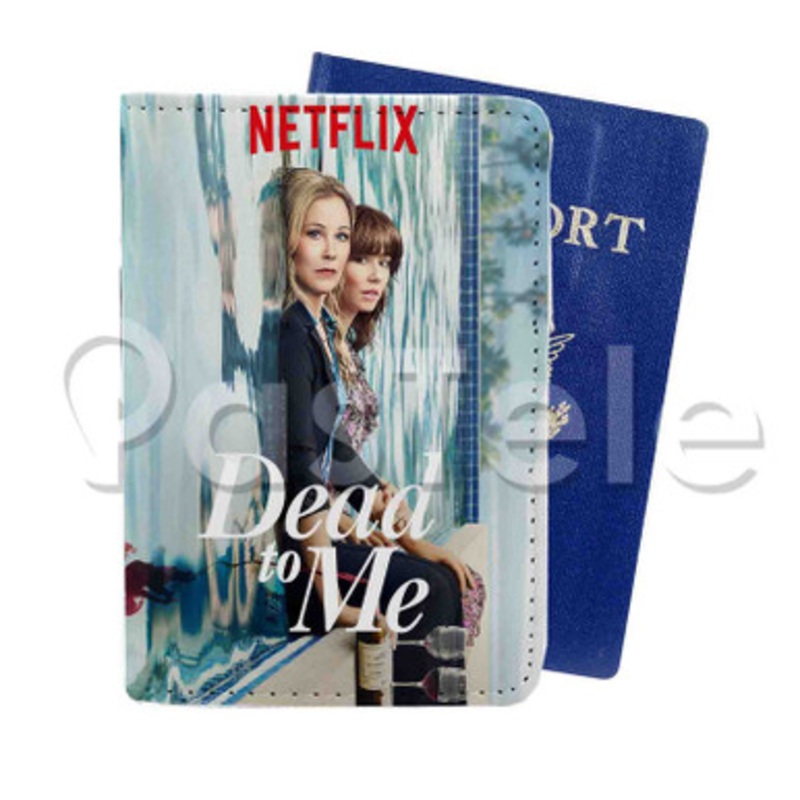 Dead to Me Custom PU Leather Passport Travel Baggage Tag Cover