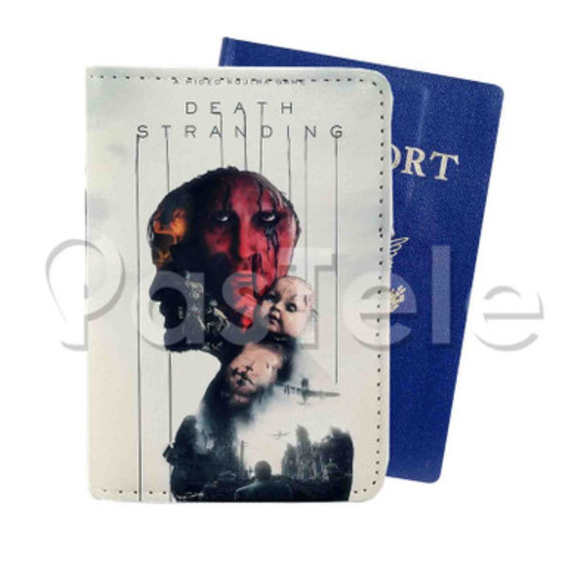 Death Stranding 2 Custom PU Leather Passport Travel Baggage Tag Cover
