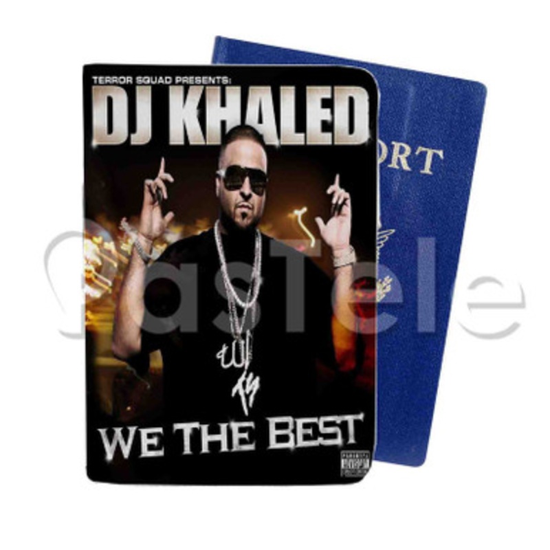DJ Khaled We The Best Custom PU Leather Passport Travel Baggage Tag Cover