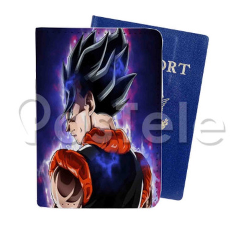 Dragon Ball Custom PU Leather Passport Travel Baggage Tag Cover