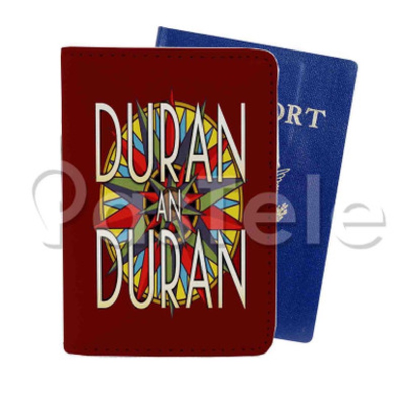 duran duran d Custom PU Leather Passport Travel Baggage Tag Cover