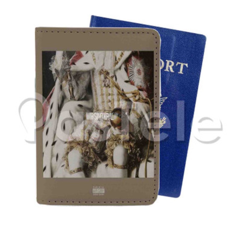 Ezhel Ufo361 Wir sind Kral Custom PU Leather Passport Travel Baggage Tag Cover