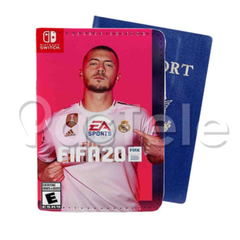 FIFA 20 Legacy Edition Custom PU Leather Passport Travel Baggage Tag Cover