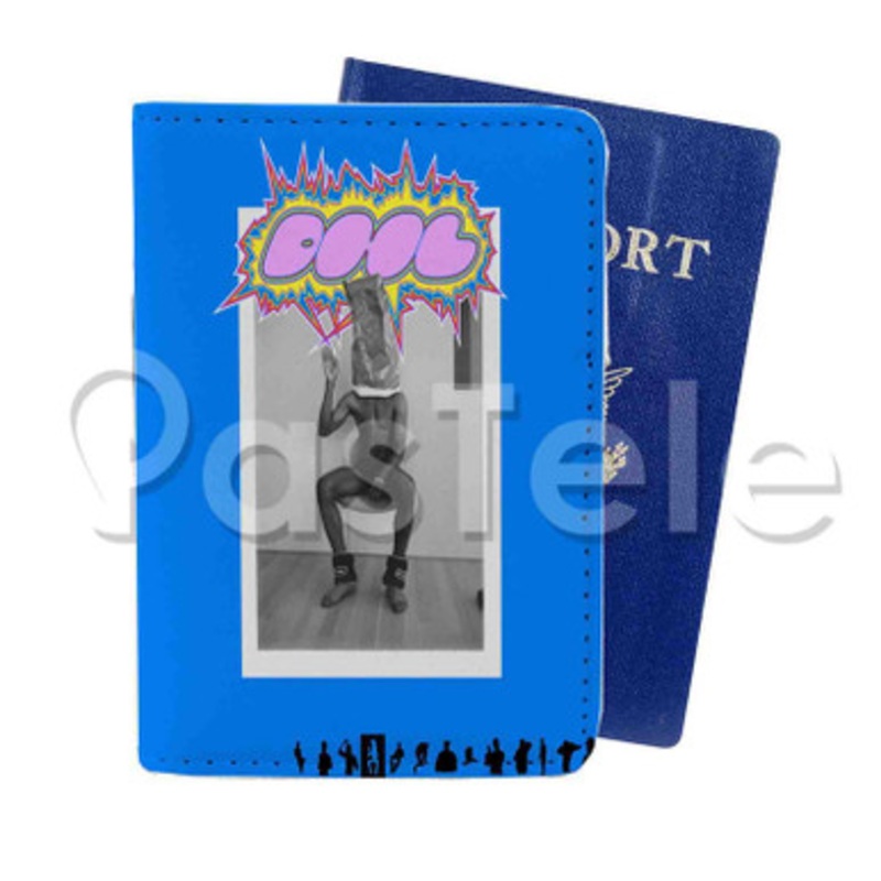 Frank Ocean DHL Custom PU Leather Passport Travel Baggage Tag Cover