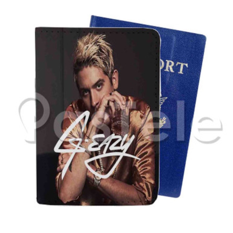 G Eazy Custom PU Leather Passport Travel Baggage Tag Cover