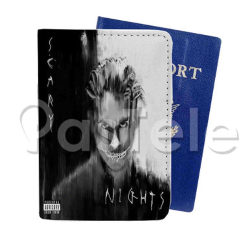 G Eazy Scary Nights Custom PU Leather Passport Travel Baggage Tag Cover