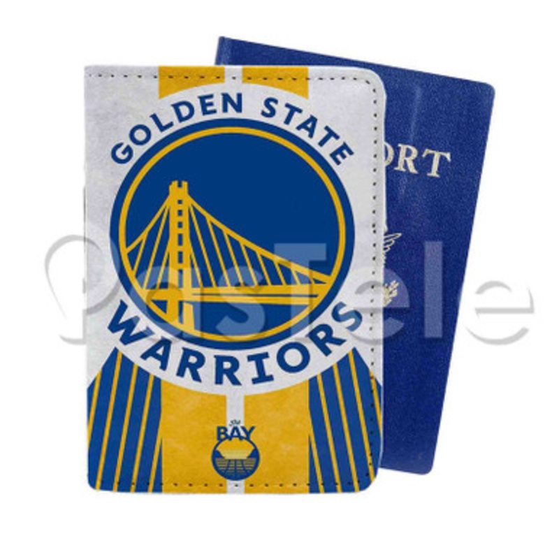 Golden State Warriors NBA Custom PU Leather Passport Travel Baggage Tag Cover