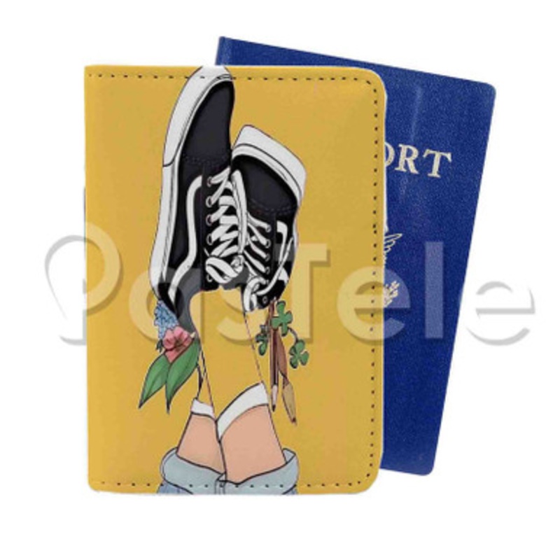 J Cole Type Beat Custom PU Leather Passport Travel Baggage Tag Cover