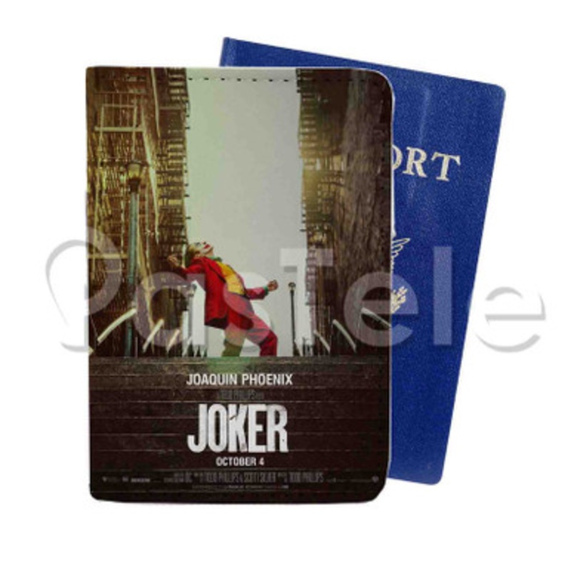 Joker Custom PU Leather Passport Travel Baggage Tag Cover