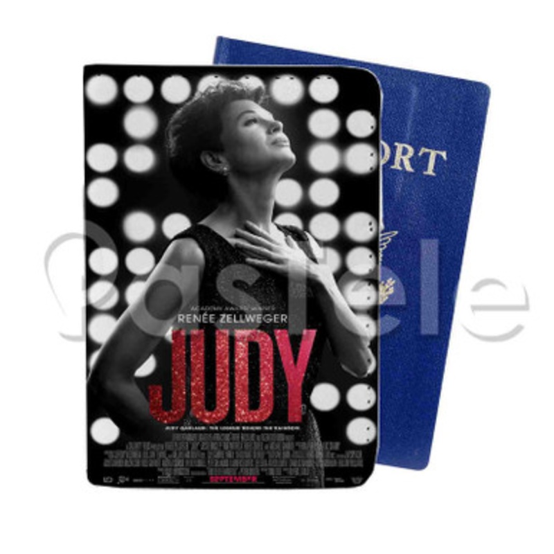 Judy Custom PU Leather Passport Travel Baggage Tag Cover