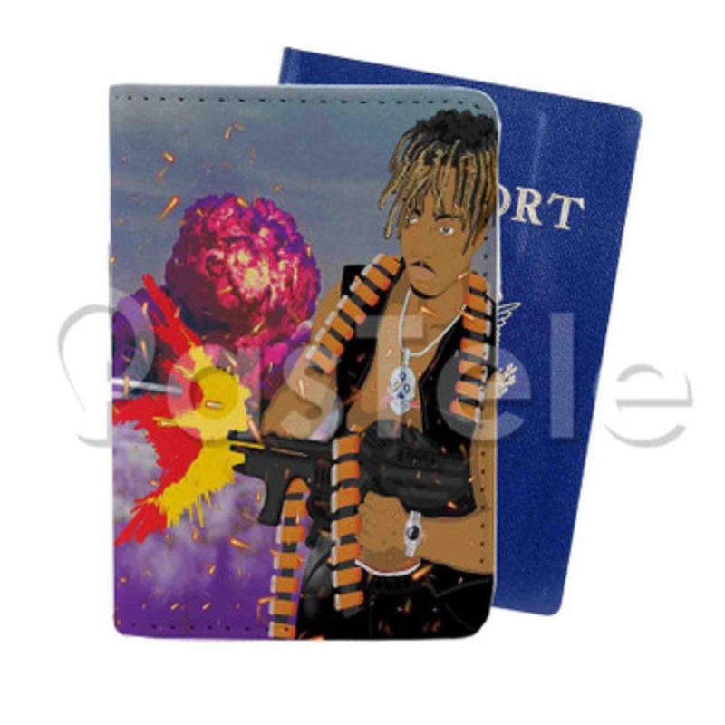 Juice WRLD Run Custom PU Leather Passport Travel Baggage Tag Cover