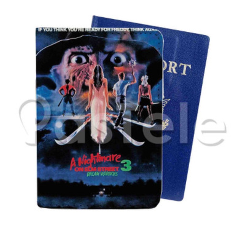 A Nightmare on Elm Street 3 Dream Warriors Custom PU Leather Passport Travel Baggage Tag Cover