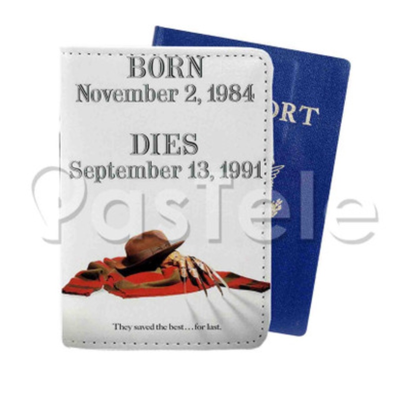 A Nightmare on Elm Street Freddy s Dead The Final Nightmare Custom PU Leather Passport Travel Baggage Tag Cover