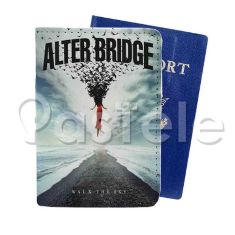 Alter Bridge Walk The Sky Custom PU Leather Passport Travel Baggage Tag Cover