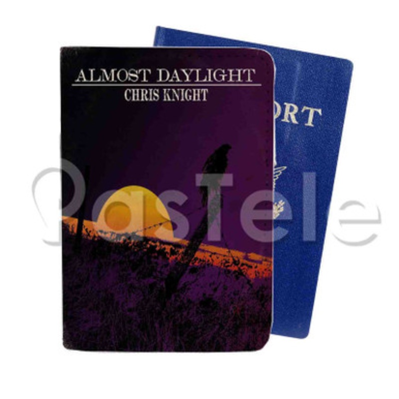 Chris Knight Almost Daylight Custom PU Leather Passport Travel Baggage Tag Cover