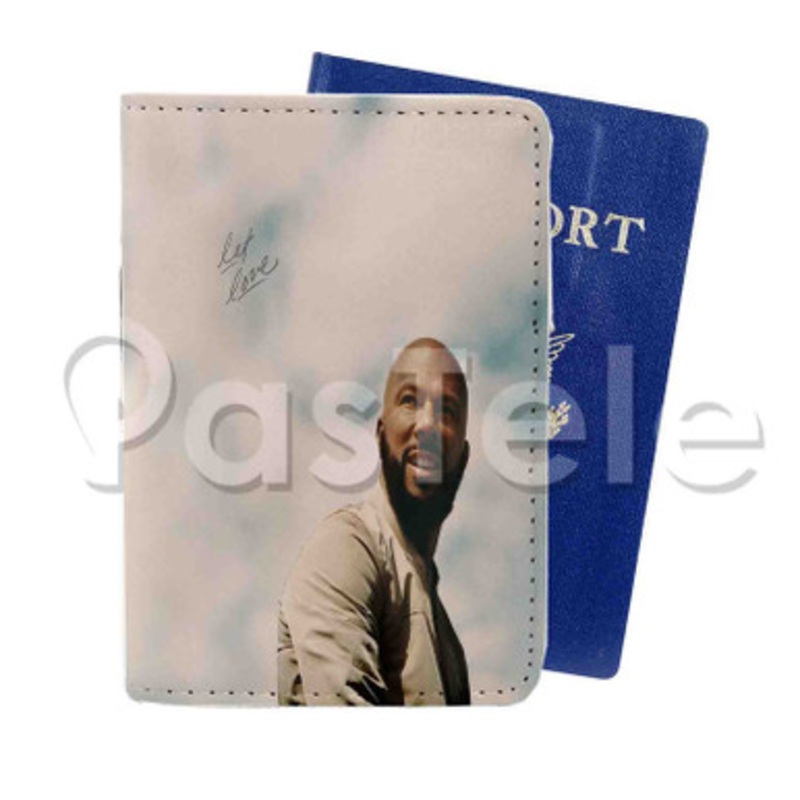 Common Let love Custom PU Leather Passport Travel Baggage Tag Cover