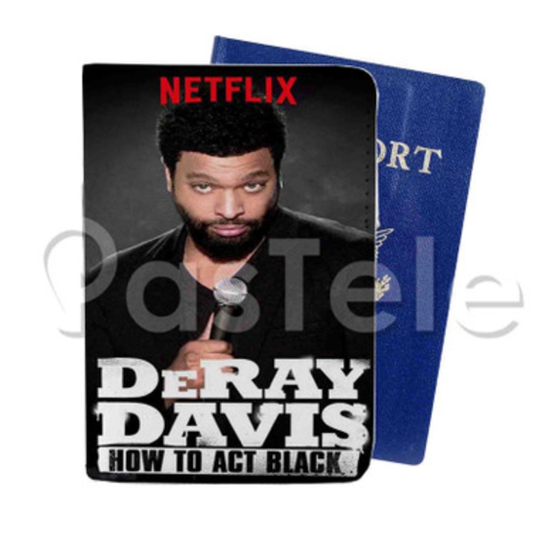 Deray Davis Custom PU Leather Passport Travel Baggage Tag Cover