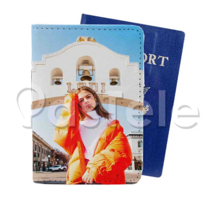 Destiny Rogers Custom PU Leather Passport Travel Baggage Tag Cover