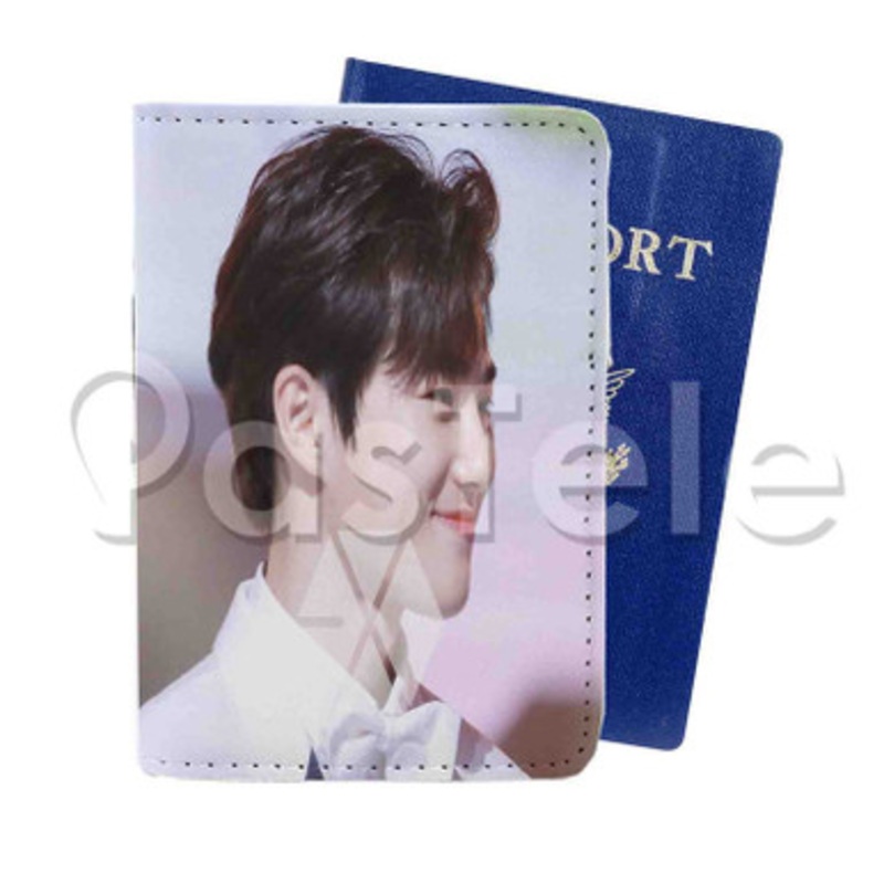 Exo Suho Custom PU Leather Passport Travel Baggage Tag Cover