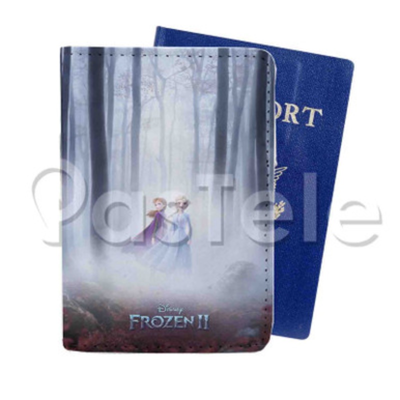 Frozen 2 Custom PU Leather Passport Travel Baggage Tag Cover