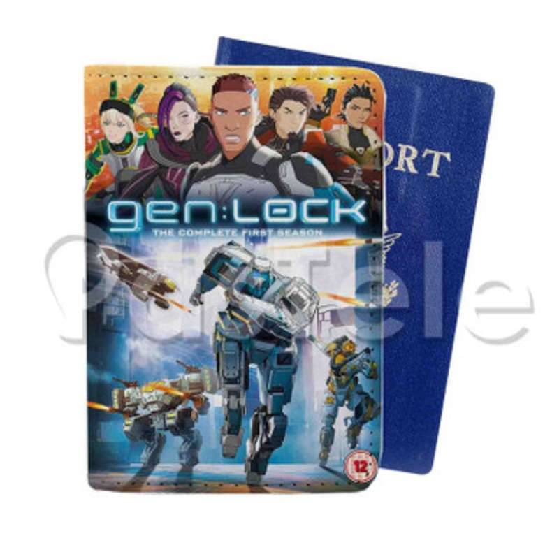 Gen Lock Custom PU Leather Passport Travel Baggage Tag Cover