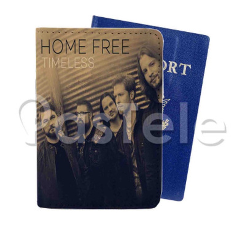 Home Free Custom PU Leather Passport Travel Baggage Tag Cover