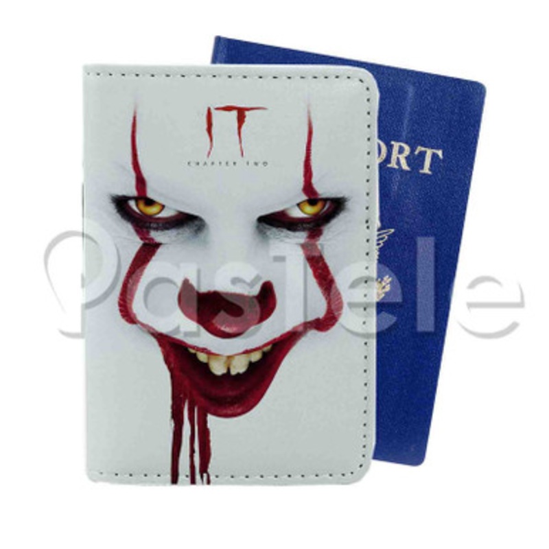 IT Chapter 2 Custom PU Leather Passport Travel Baggage Tag Cover