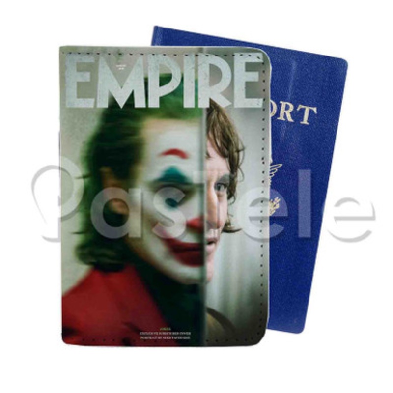 Joker Empire Custom PU Leather Passport Travel Baggage Tag Cover