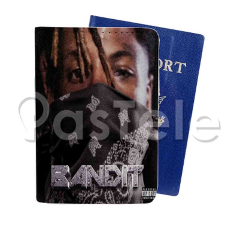Juice Wrld Young Boy Bandit Custom PU Leather Passport Travel Baggage Tag Cover