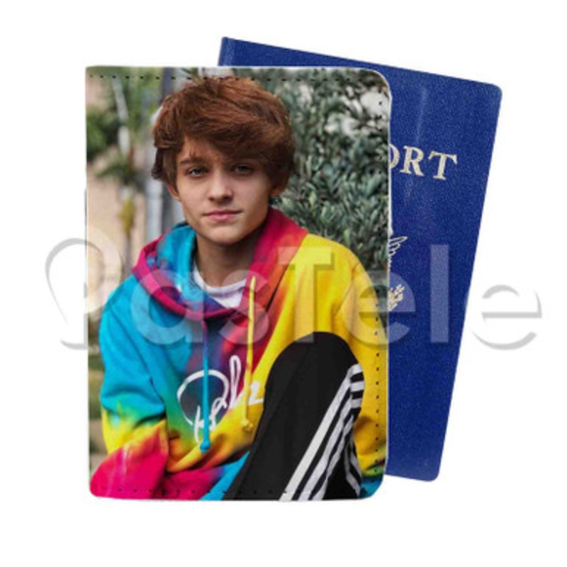 Justin Blake Custom PU Leather Passport Travel Baggage Tag Cover