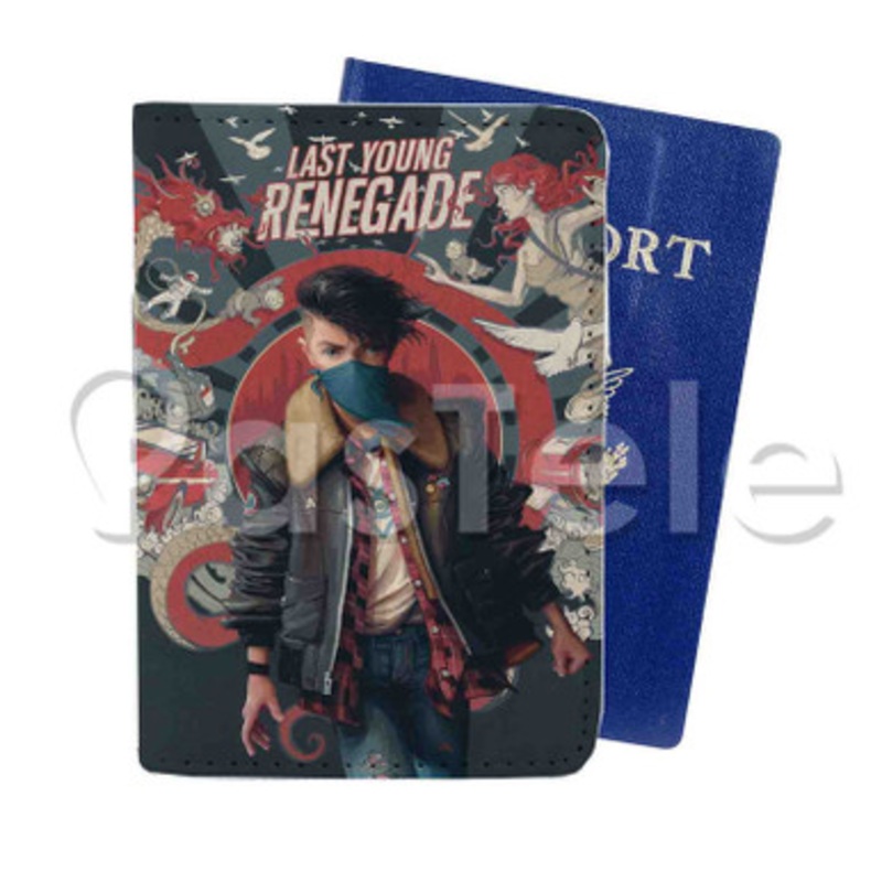 All Time Low Last Young Renegade Custom PU Leather Passport Travel Baggage Tag Cover