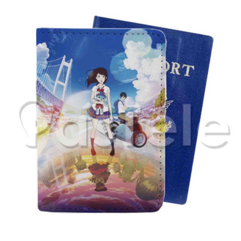 Ancien and the Magic Tablet Custom PU Leather Passport Travel Baggage Tag Cover