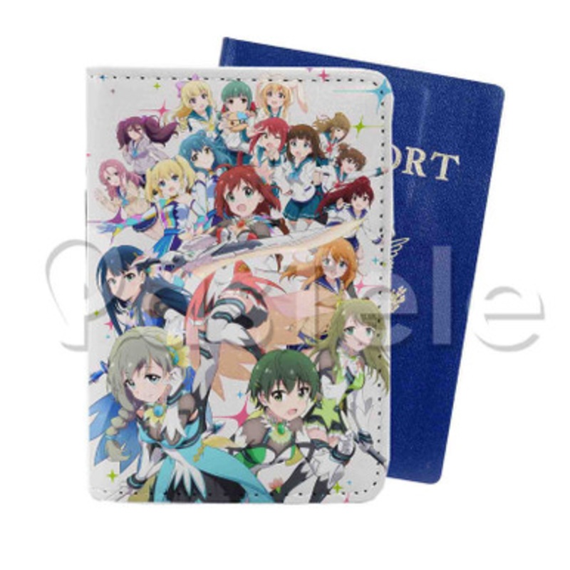 Battle Girl High School Custom PU Leather Passport Travel Baggage Tag Cover