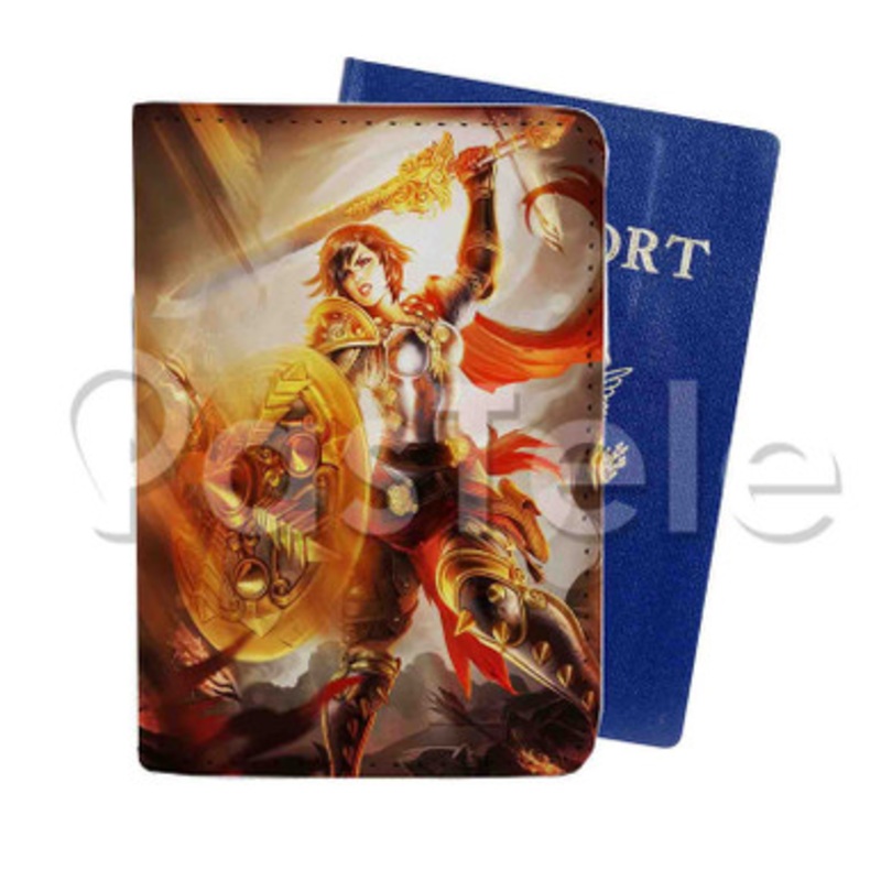 Bellona Custom PU Leather Passport Travel Baggage Tag Cover