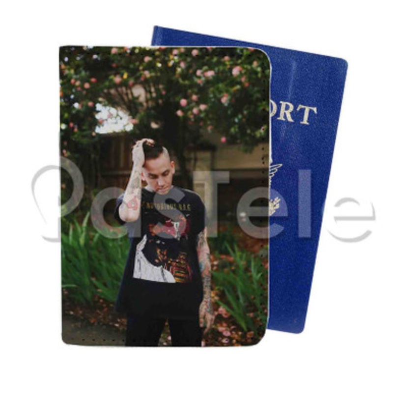 Blackbear Photo Custom PU Leather Passport Travel Baggage Tag Cover