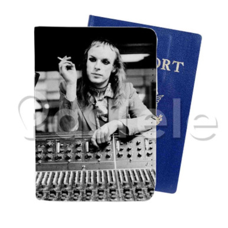 Brian Eno Custom PU Leather Passport Travel Baggage Tag Cover