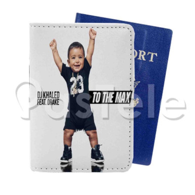 DJ Khaled To the Max Custom PU Leather Passport Travel Baggage Tag Cover