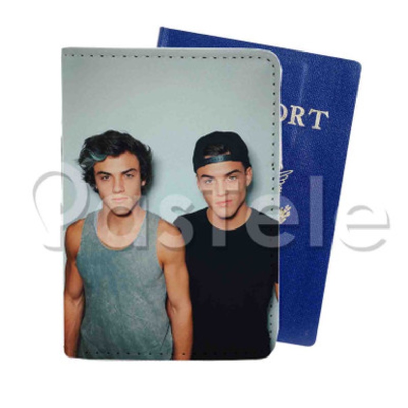 Dolan Twins Custom PU Leather Passport Travel Baggage Tag Cover