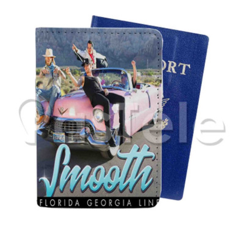 Florida Georgia Line Smooth Custom PU Leather Passport Travel Baggage Tag Cover